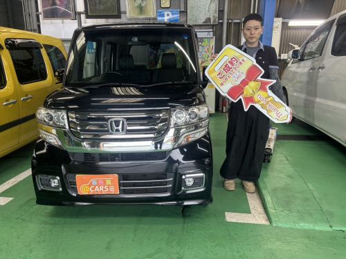ホンダ N-BOXカスタム G ターボ Lパッケージ ご納車させていただきました。