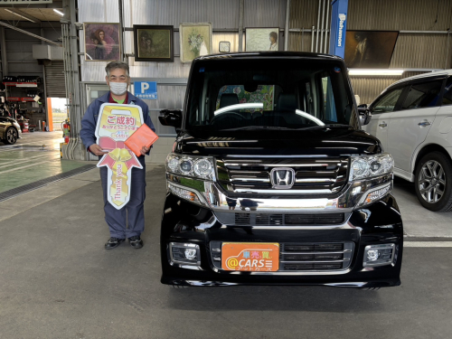ホンダ N-BOXカスタム G ターボ Lパッケージ ご納車させて頂きました。