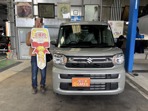 スズキ スペーシア ハイブリッド G ご納車させて頂きました。