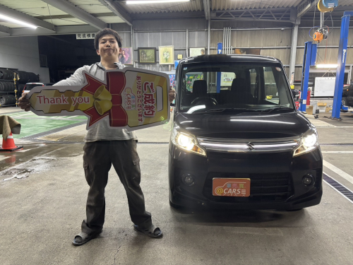  スズキ スペーシアカスタム TS　ご納車させて頂きました。