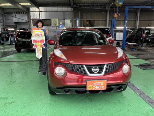 日産 ジューク 1.5 15RX　ご納車させて頂きました。