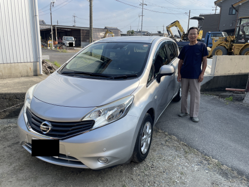 日産 ノート 1.2 X DIG-S ご納車させて頂きました。
