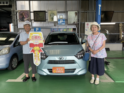 ダイハツ ミライース X SAIII ご納車させて頂きました。