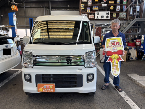 スズキ エブリイワゴン PZターボ ハイルーフ　ご納車させて頂きました。