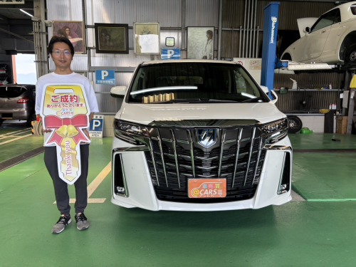 トヨタ アルファード ハイブリッド 2.5 SR Cパッケージ E-Four 4WD　ご納車させて頂きました。
