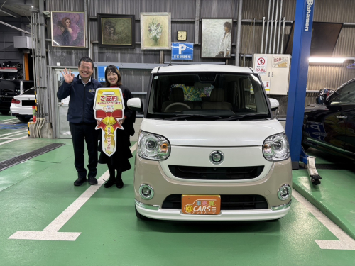 ダイハツ ムーヴキャンバス G メイクアップ リミテッド SAIII　ご納車させて頂きました。