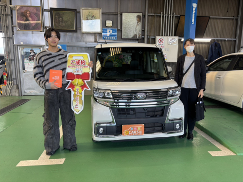 ダイハツ タントカスタム X トップエディションリミテッド SAIII　ご納車させて頂きました。