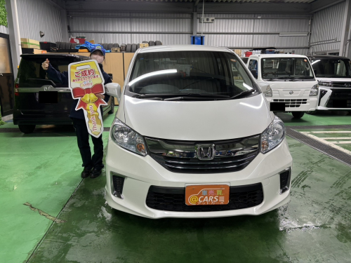 ホンダ フリードハイブリッド 1.5 ジャストセレクション　ご納車させて頂きました。