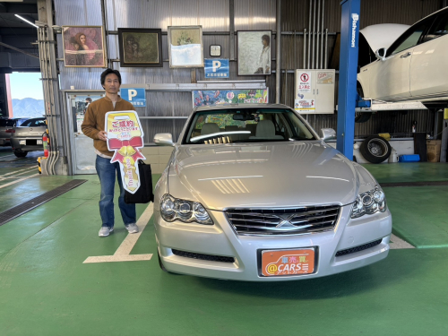 トヨタ マークX 3.0 300G　ご納車させて頂きました。