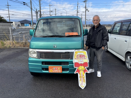 ホンダ　バモス　ご納車させて頂きました。
