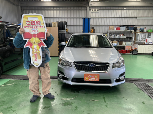 スバル インプレッサスポーツ 1.6 i-L アイサイト 4WD　ご納車させて頂きました。