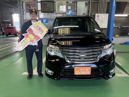 日産 セレナ 2.0 ハイウェイスター S-HYBRID　ご納車させて頂きました。