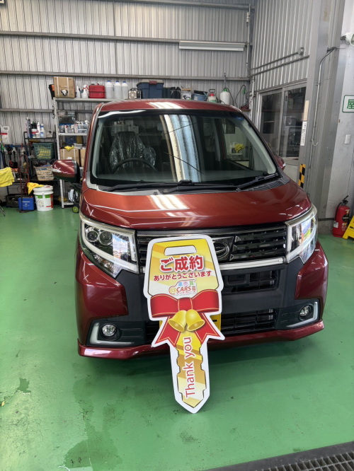 ダイハツ ムーヴカスタム X ハイパー SAII　ご納車させて頂きました。