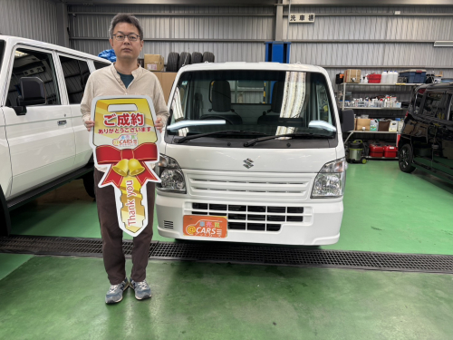 スズキ キャリイ KC エアコン パワステ　ご納車させて頂きました。