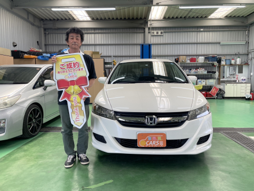 ホンダ ストリーム 1.8 ZS HDDナビパッケージ　ご納車させて頂きました。