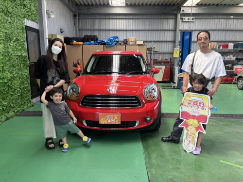 BMW MINI ミニクロスオーバー ワン　ご納車させて頂きました。