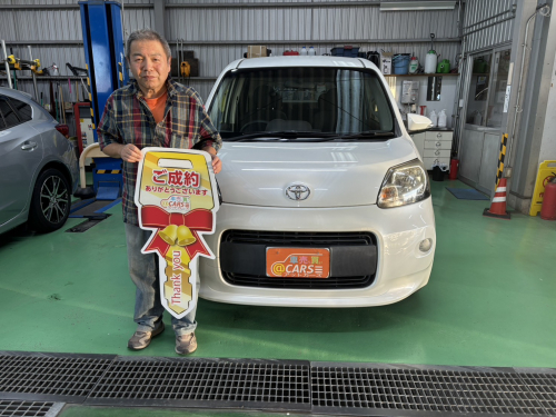 トヨタ ポルテ 1.5 F ご納車させて頂きました。