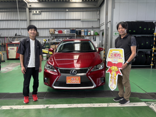 レクサス CT 200h　ご納車させて頂きました。