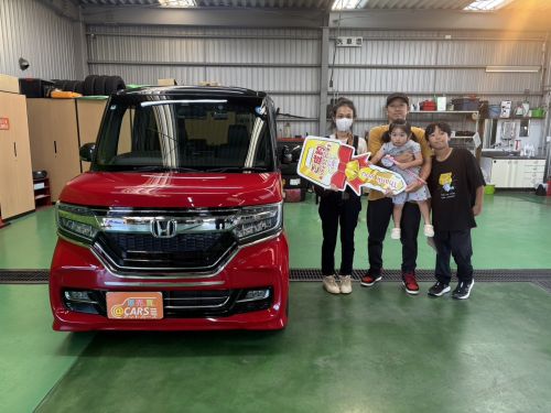 ホンダ N-BOXカスタム G L ターボ ホンダセンシングご納車させて頂きました。